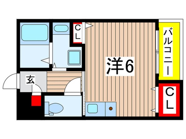 セレニティ立花参番館の物件間取画像